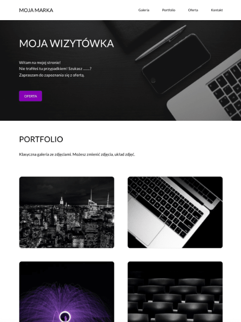 plantilla de sitio web individual